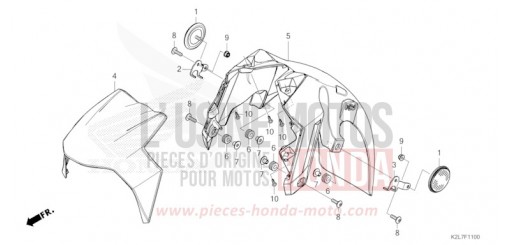 KOTFLUEGEL, VORNE ADV350AN de 2022